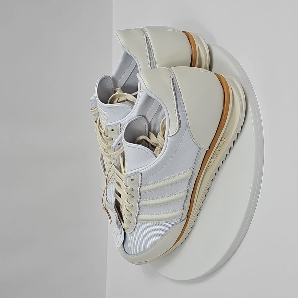 NWT Adidas SL 72 OG Trainers Shoes Sneaker Cloud White 10 Leather Retro 70s - Picture 7 of 13
